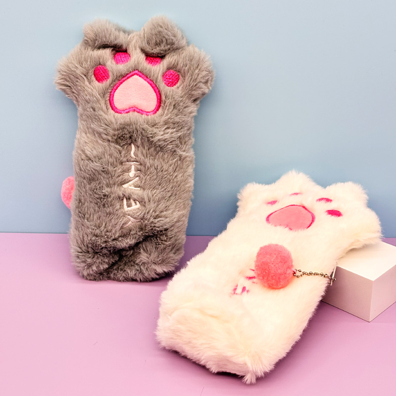Plush pencil case