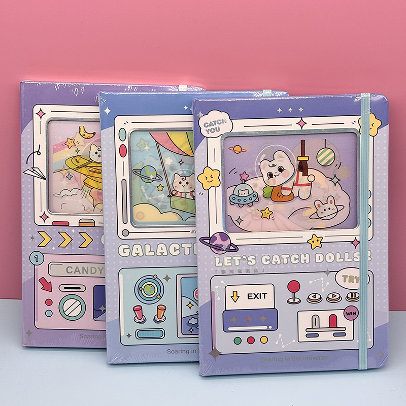 3D hardcover note book , rabbit design